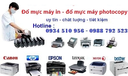 Đổ mực máy photocopy tại Phạm Hùng