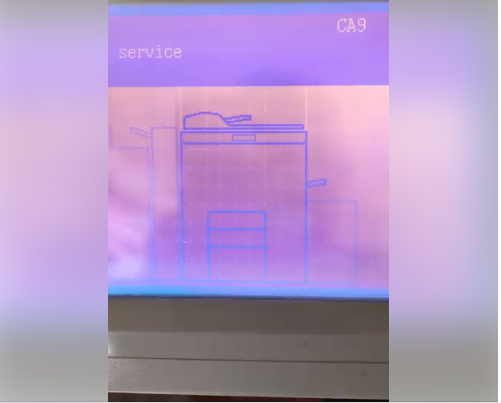 Sửa máy photocopy Toshiba báo lỗi CA9