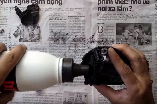 đổ mực máy in canon 2900