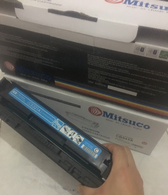 đổ  mực máy photo màu toshiba