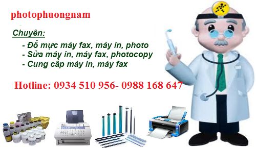 đổ mực máy in panasonix