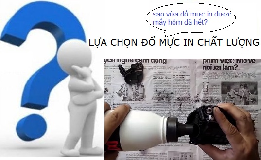 đổ mực máy in tại nhà