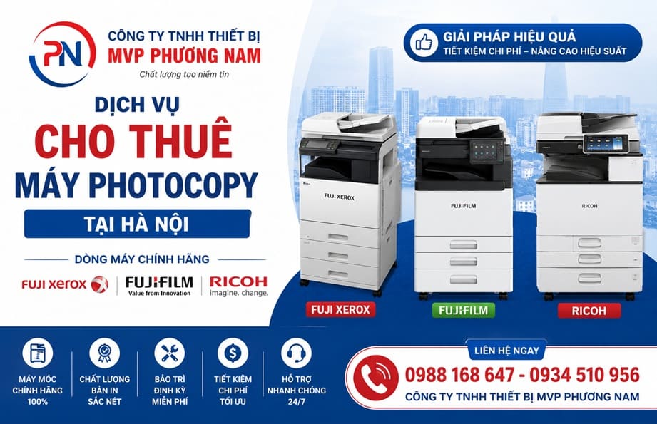dịch vụ cho thuê máy photocopy giá tốt