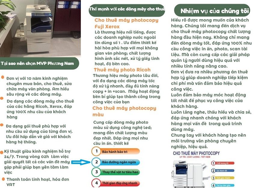 cho thuê máy photocopy
