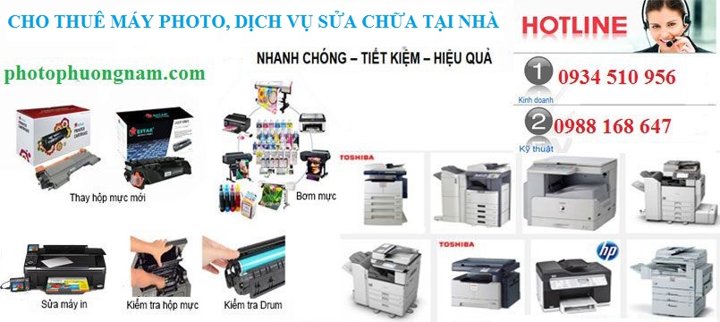 SỬA MÁY PHOTO TẠI NHÀ